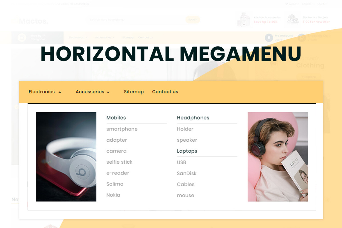 Mactos - Mega Store PrestaShop Theme, a Bootstrap Template by Pichforest Studio (Photo 3 of 5)