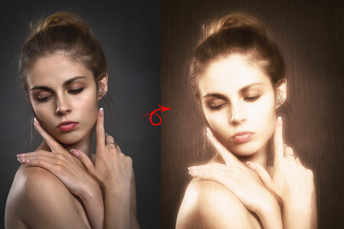 Vintage Glow Photoshop Action, an Action Add-On by MRI STUDIO (Photo 12 of 13)