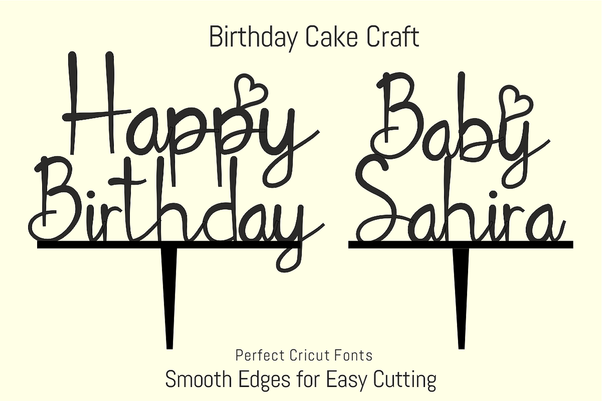Happy Birthday-Cute Handwriting Font, a Script Font by KiddoGlyphs Studio