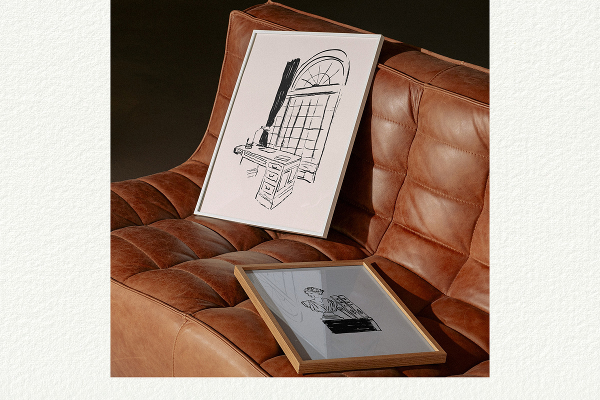 Poetcore: Ink Illustrations & Frames, a Decorative Illustration by divanovskaya_nv (Photo 13 of 23)