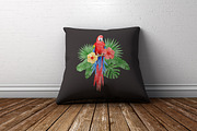 Watercolor tropical elements, an Animal Illustration by AV Design (Thumbnail 8 of 12)