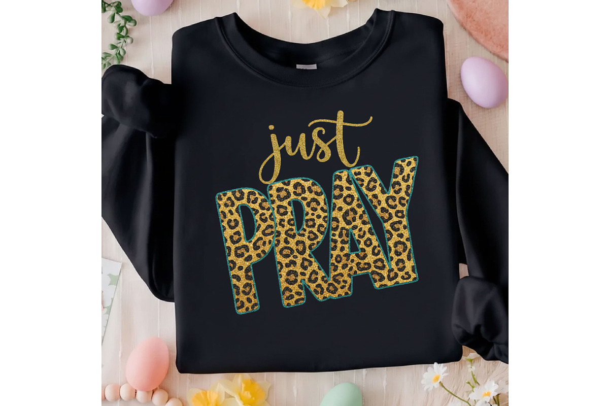 Just Pray Christian Png Religious, an Illustration by Designking (Photo 4 of 6)