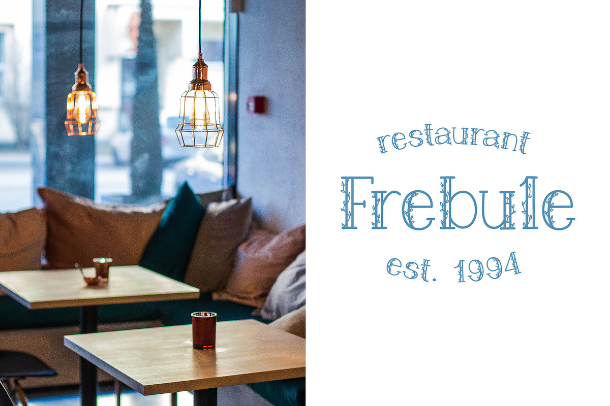 Feuillue | serif font preview 3