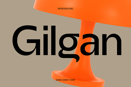 Gilgan - Modern Sans, a Sans Serif Font by Viswell
