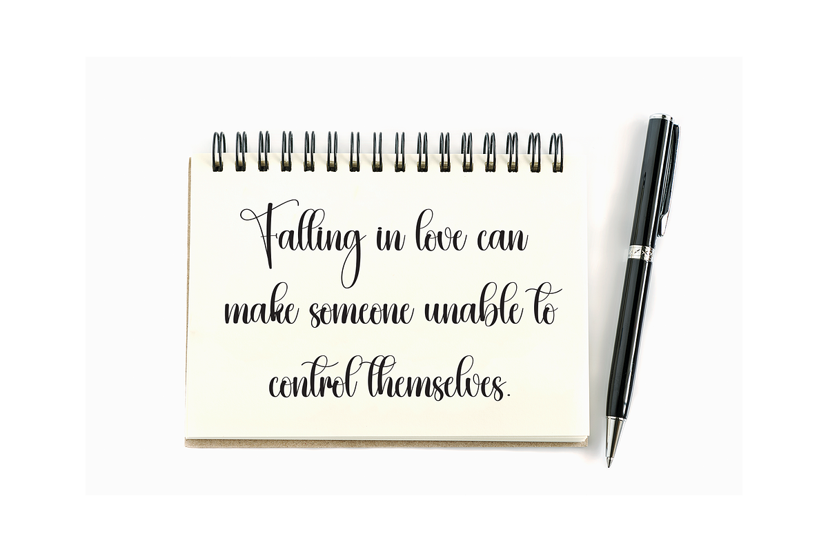 Butterly | Script Font, a Handwritten Font by Scratchones (Photo 4 of 9)