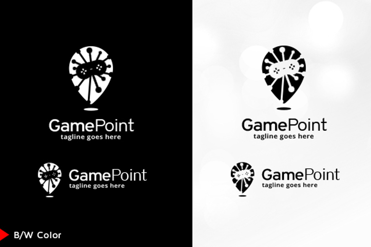 Game Point Logo Template, a Branding & Logo Template by gunaonedesign
