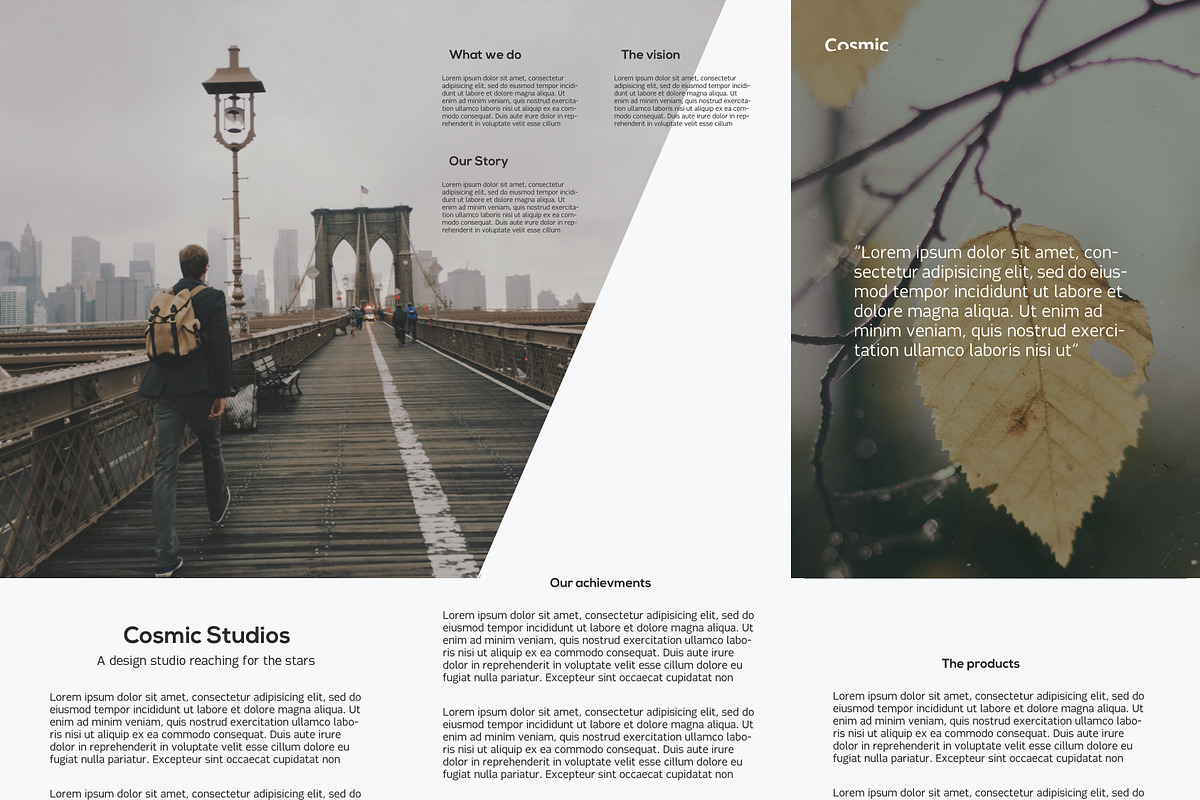 Cosmic Trifold Brochure Template, a Brochure Template by Sphere (Photo 5 of 6)