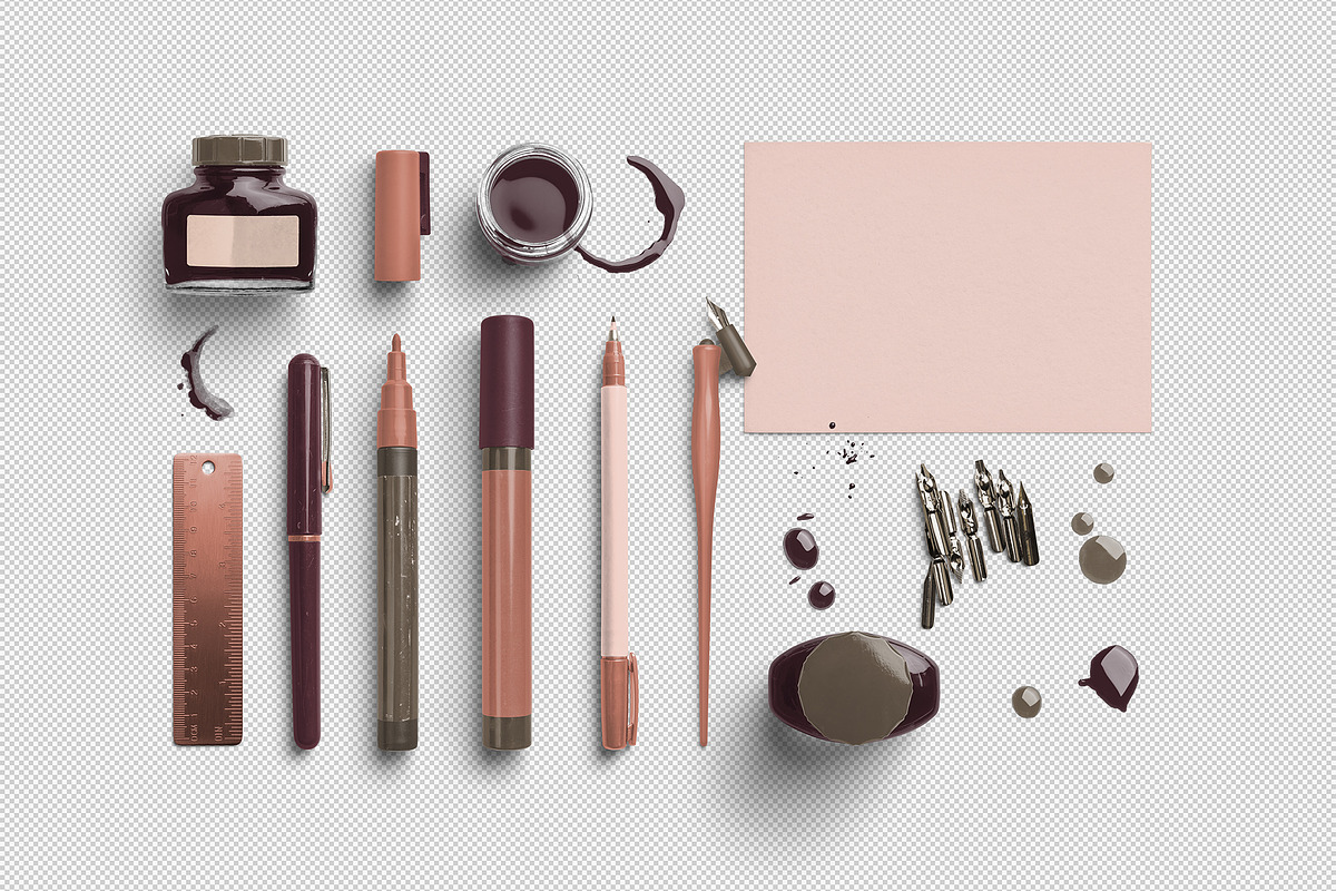 Blush and Earthy Tones PNG, an Object Graphic by Custom Scene (Photo 2 of 8)