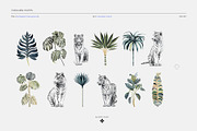 Wilderness, luxury tropical Patterns, a Wallpaper Graphic by Pink Linen (Thumbnail 13 of 14)