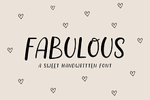 Fabulous Cute Font