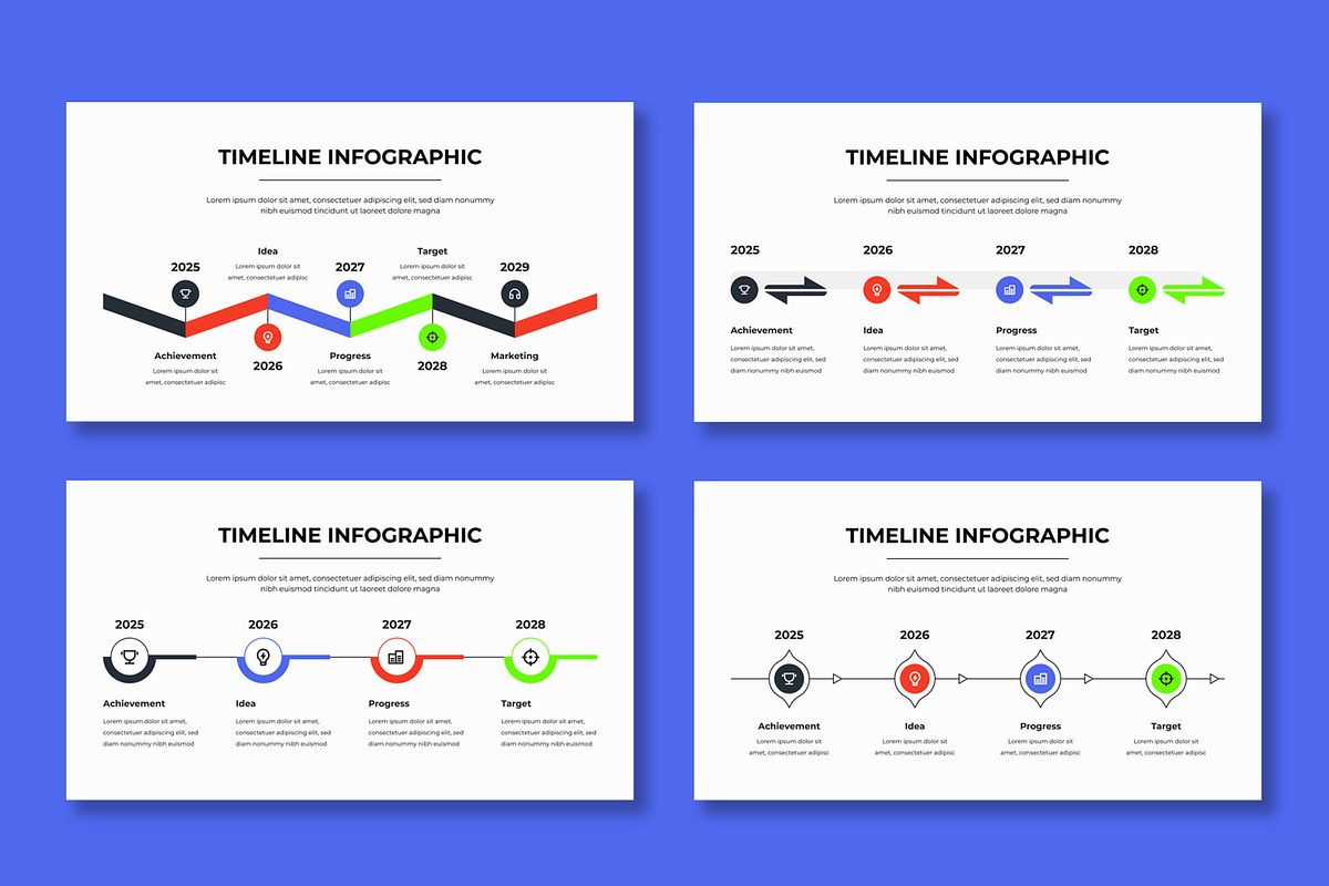 Clean Timeline Infographic Template, a Presentation Template by ContestDesign (Photo 2 of 3)