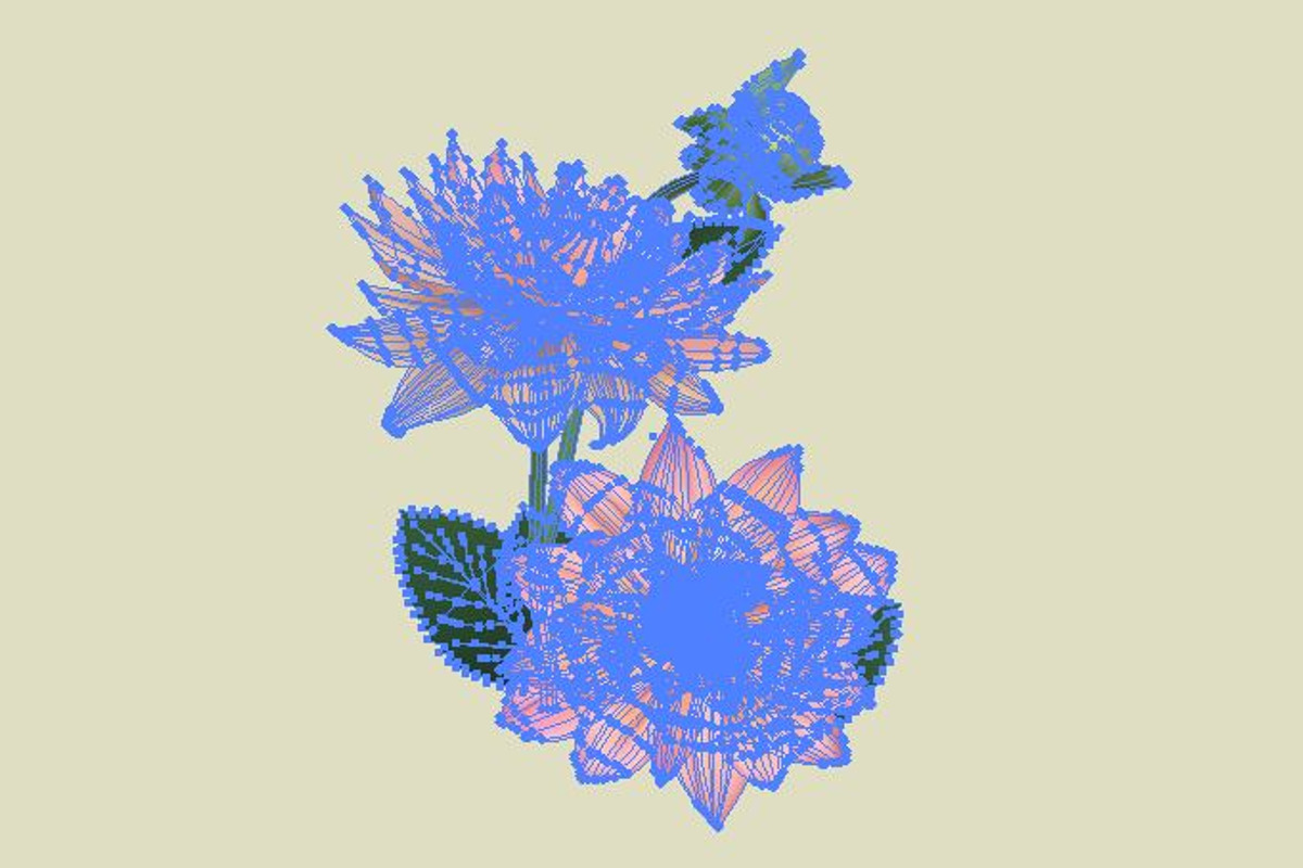 Vector mesh flower preview 2