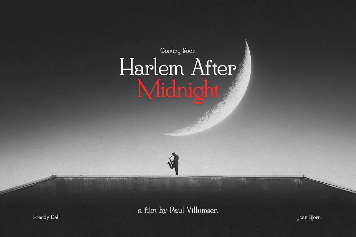 Cinemagic - Vintage Cinema Font, a Serif Font by HipFonts (Photo 3 of 8)