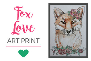 Fox Art Print