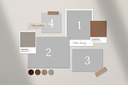 Photo Mood Board Collage Mockup, a Card Template by DesignerCandies (Thumbnail 2 of 4)