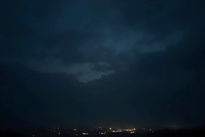 Venus And Crescent Moon In Clear Nig, a Photo by LOGOCREATIVE
