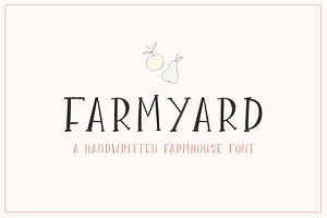 Farmyard Font