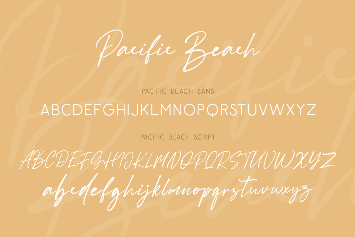 Pacific Beach Font Duo preview 7