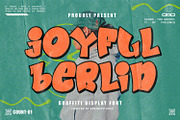 Joyful Berlin - Comic Display Font, a Font by Arendxstudio (Thumbnail 1 of 8)