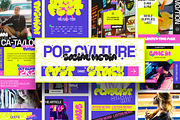Pop Cult - Instagram Template, a Social Media Template by Sixtysix Labs (Thumbnail 1 of 6)