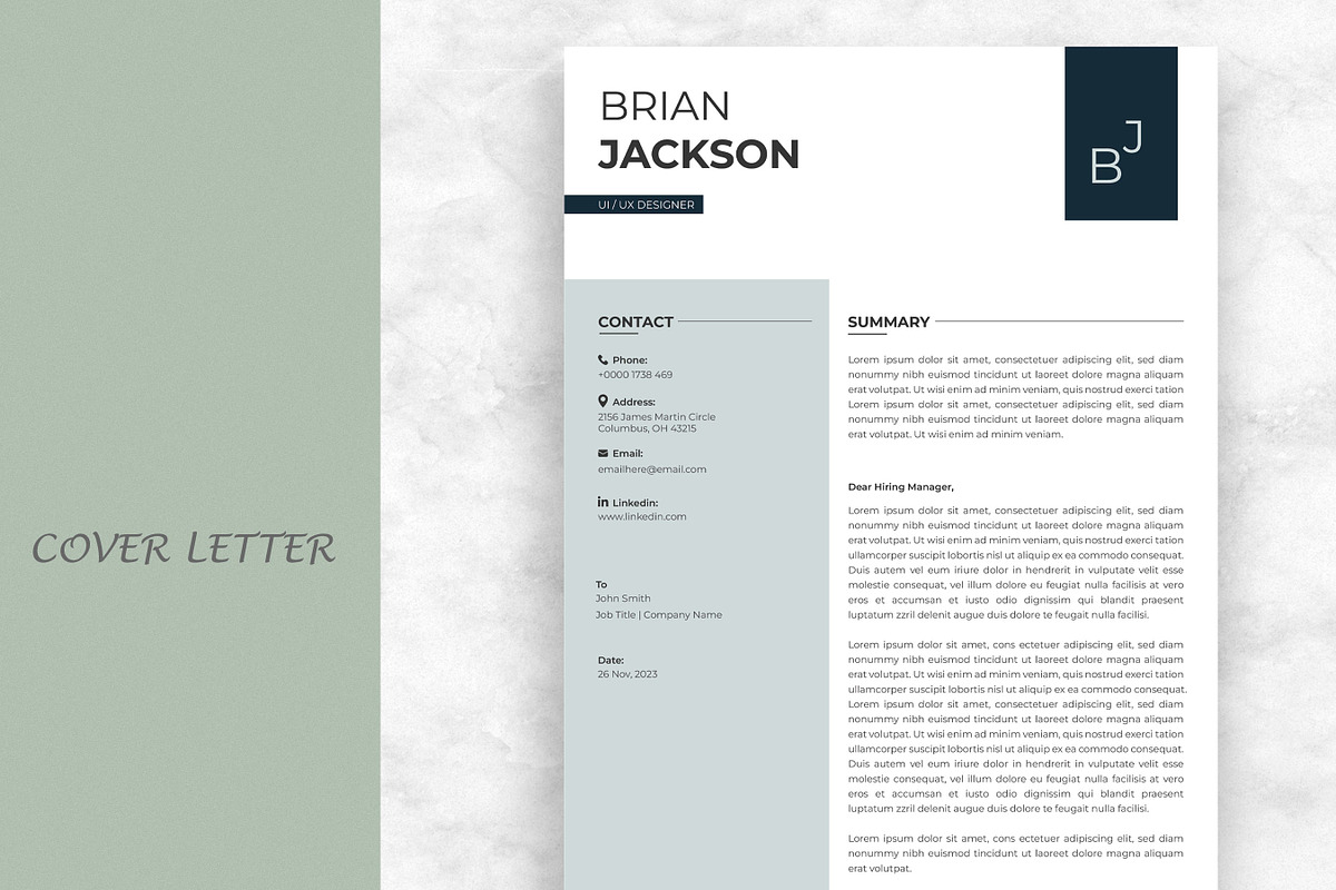Resume CV / Cover Letter, a Resume Template by Anjum Ilyas (Photo 5 of 7)
