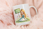 Hello Spring Angel Sublimation Png, an Illustration by RobertsArt (Thumbnail 2 of 7)