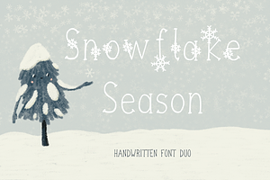 Snowflake Season, a Handwritten Font by Jelena Sardi
