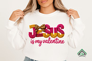 Jesus is My Valentine Png Faux Yarn, an Illustration by Craft Nest (Thumbnail 4 of 7)