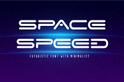Space Speed Font, a Font by 177Studio (Thumbnail 1 of 5)
