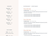 Janice | CV / resume template, a Resume Template by CV house (Thumbnail 5 of 9)