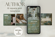 Author social media templates bundle, a Social Media Template by Petite Zakka Boutique (Thumbnail 7 of 11)