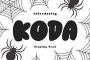 Koda is a cool retro display font, a Handwritten Font by Brown Cupple (Thumbnail 1 of 5)