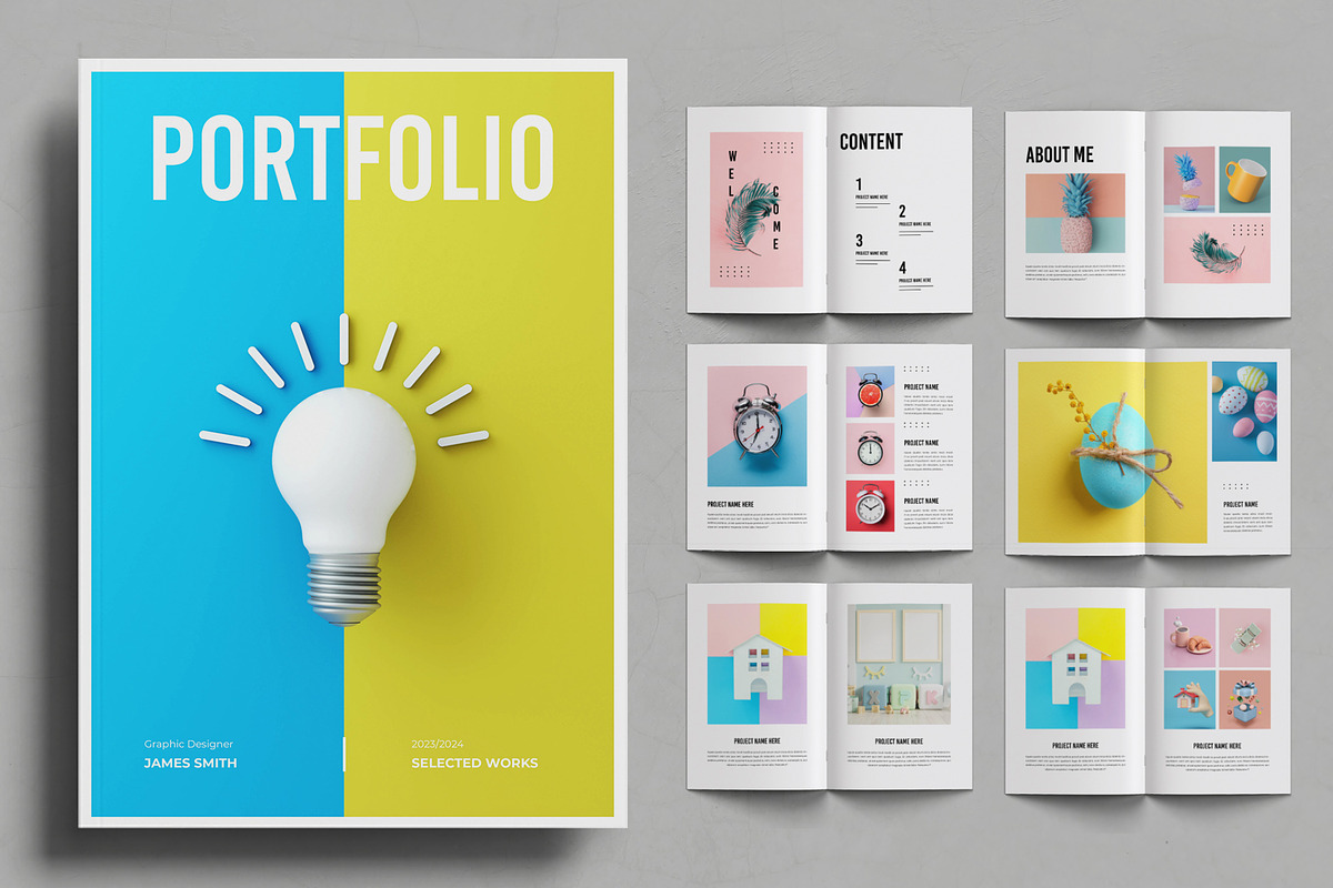 Portfolio Magazine Template, a Magazine Template by ContestDesign (Photo 1 of 3)