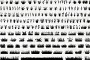 Black Detailed Grass Silhouette, an Object Graphic by DesignBTF (Thumbnail 2 of 5)