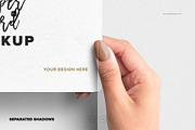 7x5in Paper Card Rounded Corners, a Mockup by Custom Scene (Thumbnail 9 of 10)