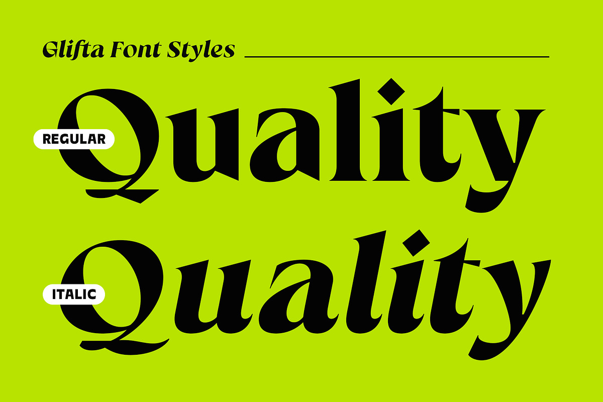 TNSC Glifta - Display Serif, a Serif Font by The Native Saint Club (Photo 4 of 14)