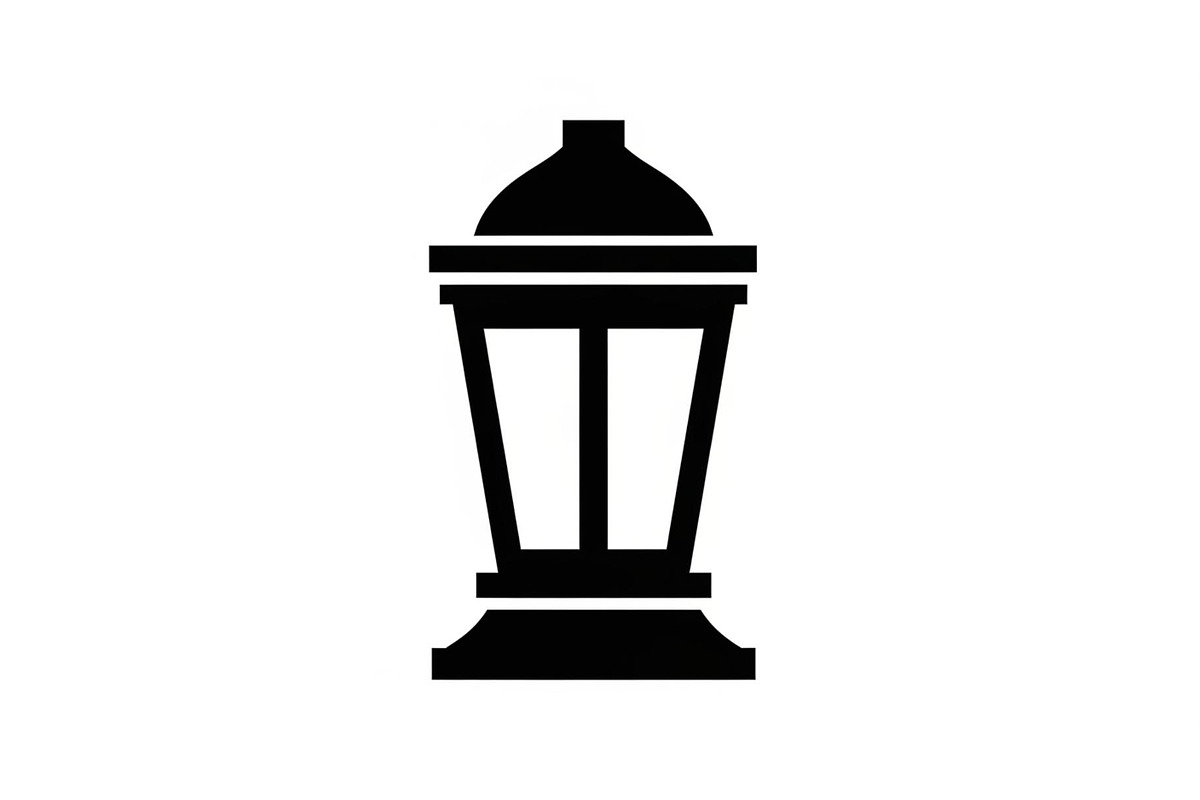 Vintage Street Lantern Silhouette Bu, an Illustration by hafijul (Photo 46 of 51)