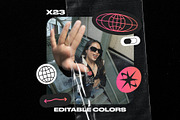 23 Y2K Hologram Badge Stickers, an Object Graphic by Parisa-Artstudio (Thumbnail 3 of 7)