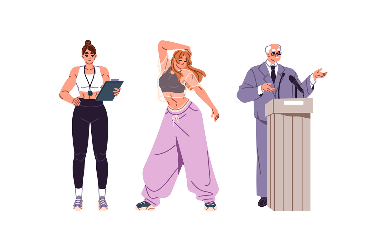 People of different professions set, a Work Illustration by PaperTrident (Photo 15 of 22)