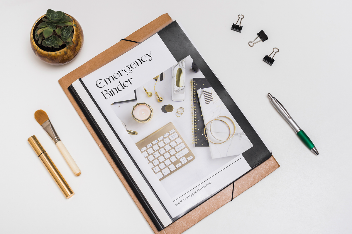 Emergency Planner Canva Template, a Presentation Template by The Blog Creative (Photo 9 of 10)
