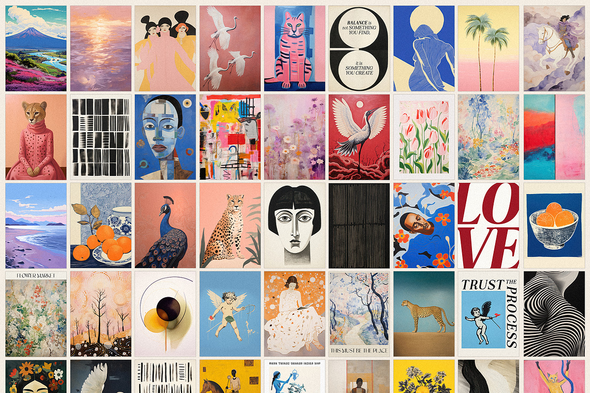 300 Eclectic Prints, a Background Graphic by Purple (Photo 5 of 16)