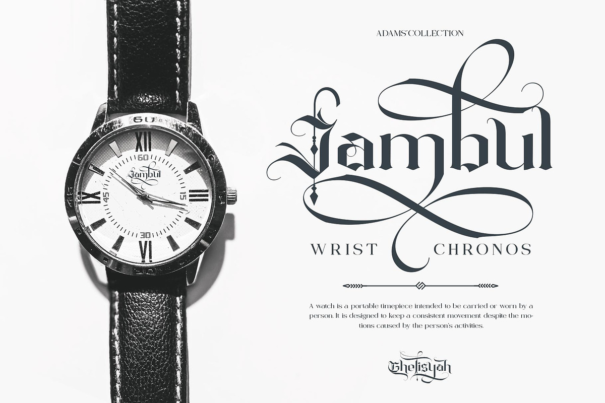 Ghelisyah Typeface, a Blackletter Font by alit design (Photo 4 of 15)