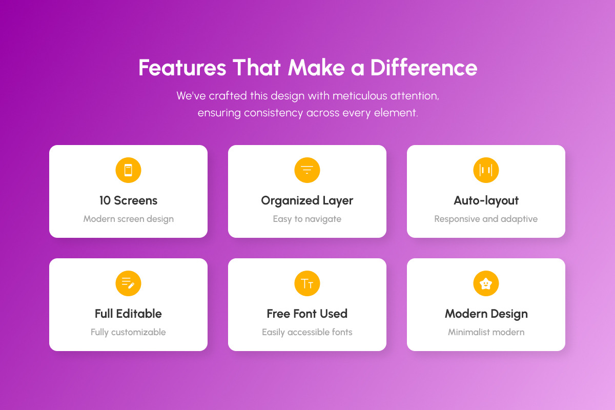 Pintera - Study Quiz App UI Kit preview 2