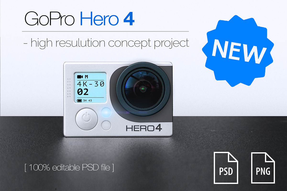 GoPro Hero 4 Concept, a Mockup by The Drone Shop (Photo 1 of 2)