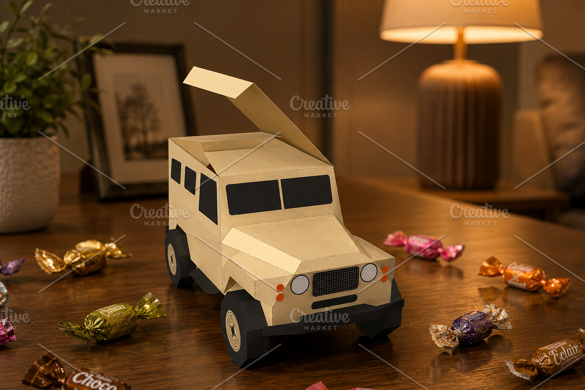 Car favor - 3d papercraft, a Cars & Vehicle 3D Model by PAPER amaze (Photo 5 of 5)