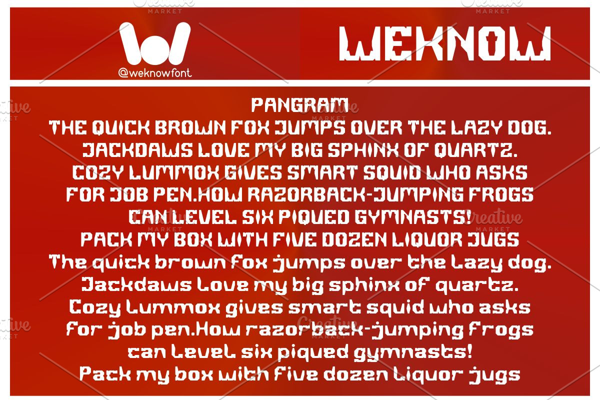 Change Effect font, a Font by weknow (Photo 6 of 8)