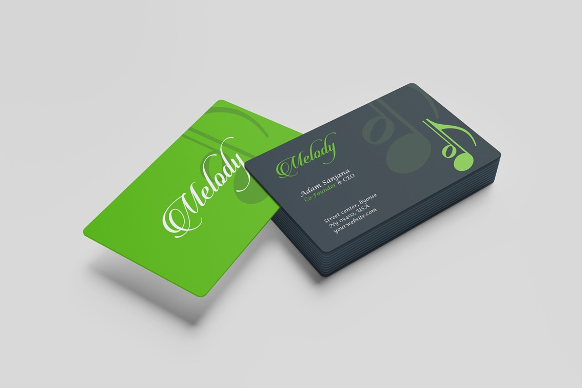 Rounded Business Card Mockup, an Advertising Mockup by Pexelyou (Photo 4 of 5)
