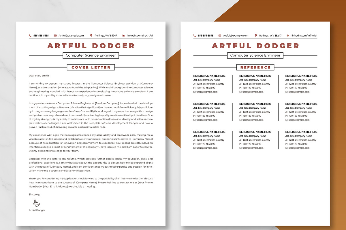Computer Science Engineer Resume, a Resume Template by ResumeInventor (Photo 4 of 9)