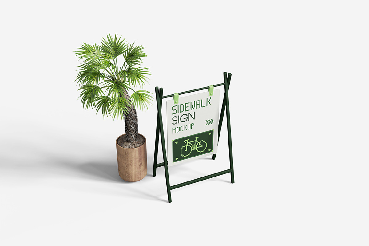 Sidewalk Sign Mockup, a Product Mockup by MrLetters (Photo 5 of 5)