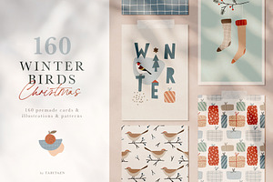 Winter Birds Christmas Set